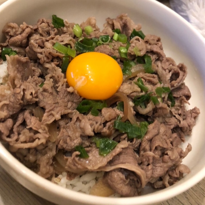 赤ワインで上品な牛丼♪